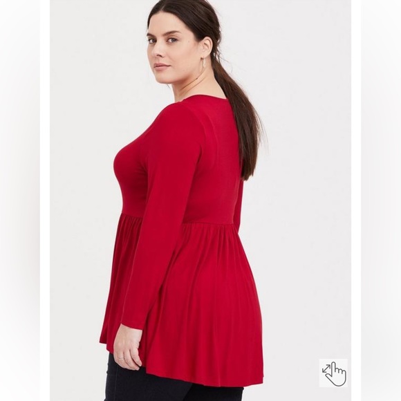 Super Soft strappy v-neck Babydoll top! Worn once! - Picture 2 of 7